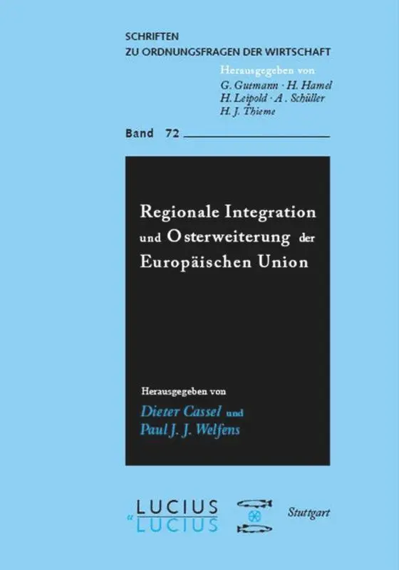Cover: 9783828202788 | Regionale Integration und Osterweiterung der Europäischen Union | Buch
