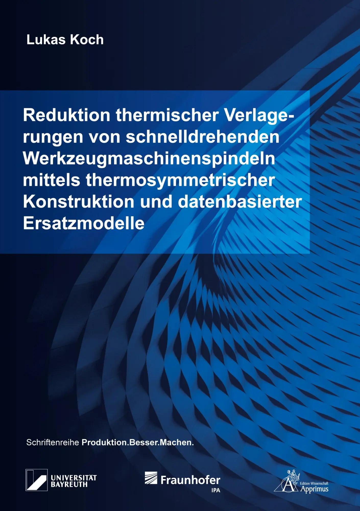 Cover: 9783985552788 | Reduktion thermischer Verlagerungen von schnelldrehenden...