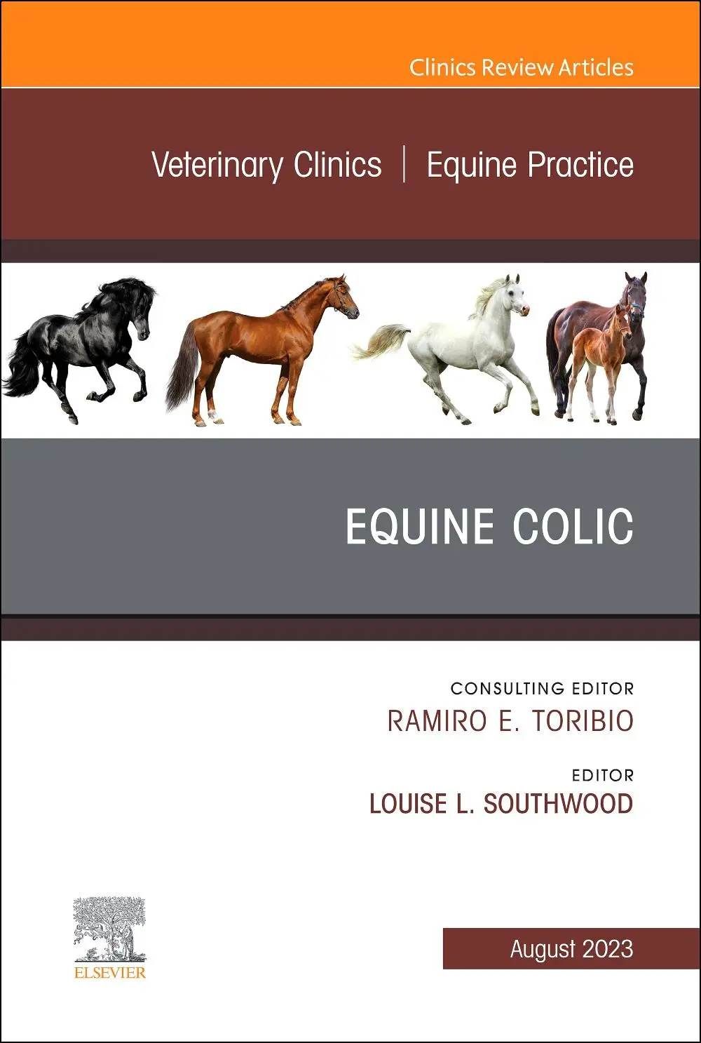 Cover: 9780323972888 | Equine Colic, an Issue of Veterinary Clinics of North America:...