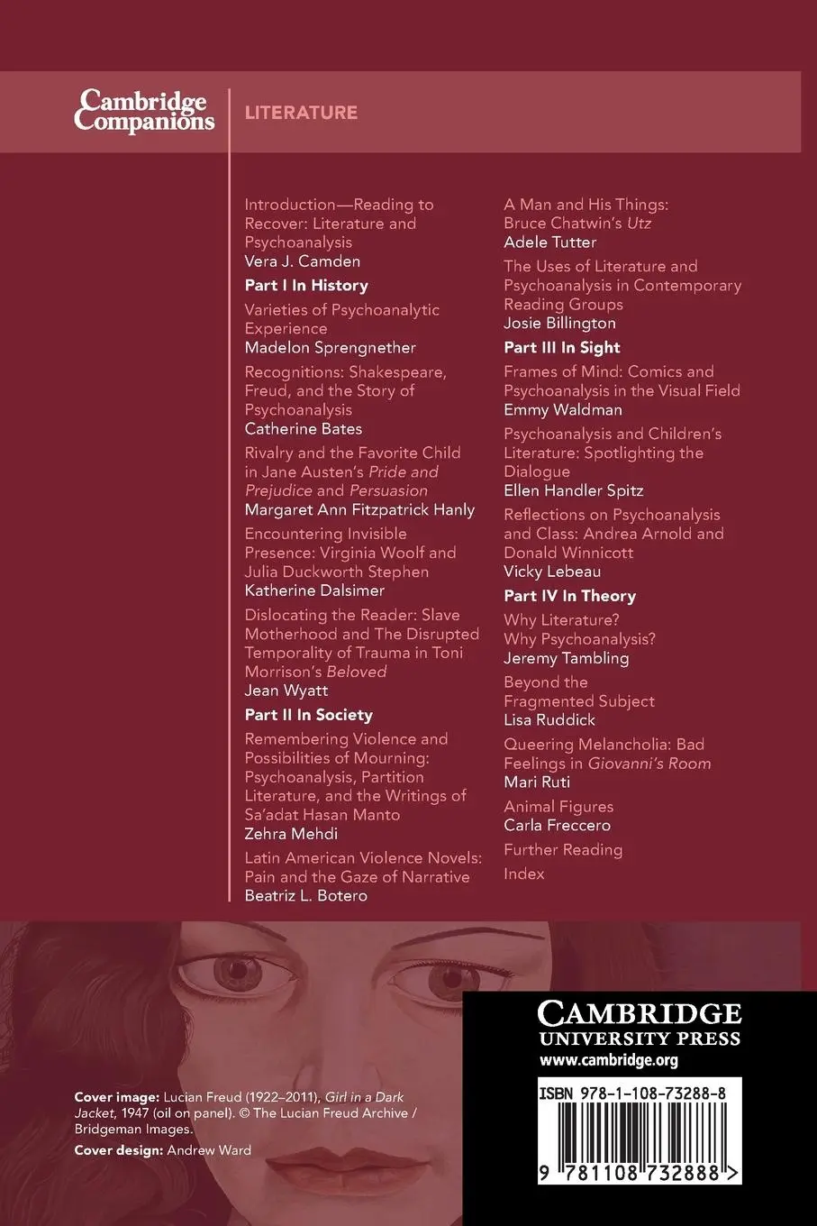 Rückseite: 9781108732888 | The Cambridge Companion to Literature and Psychoanalysis | Camden