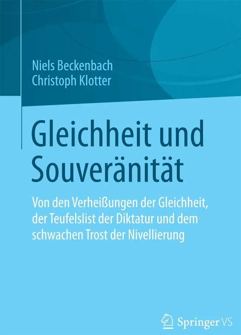 Cover: 9783531192888 | Gleichheit und Souveränität | Christoph Klotter (u. a.) | Taschenbuch