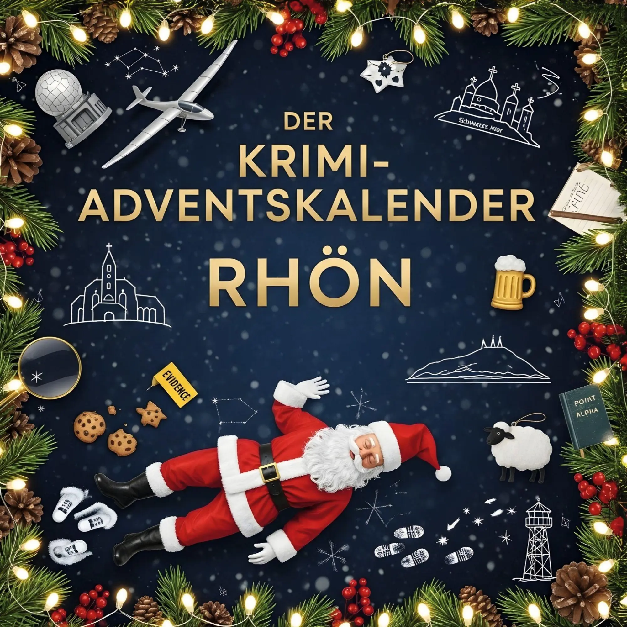 Cover: 9783695302888 | Der Krimi-Adventskalender Rhön | Mordsverdächtig in 24 Akten | Richter