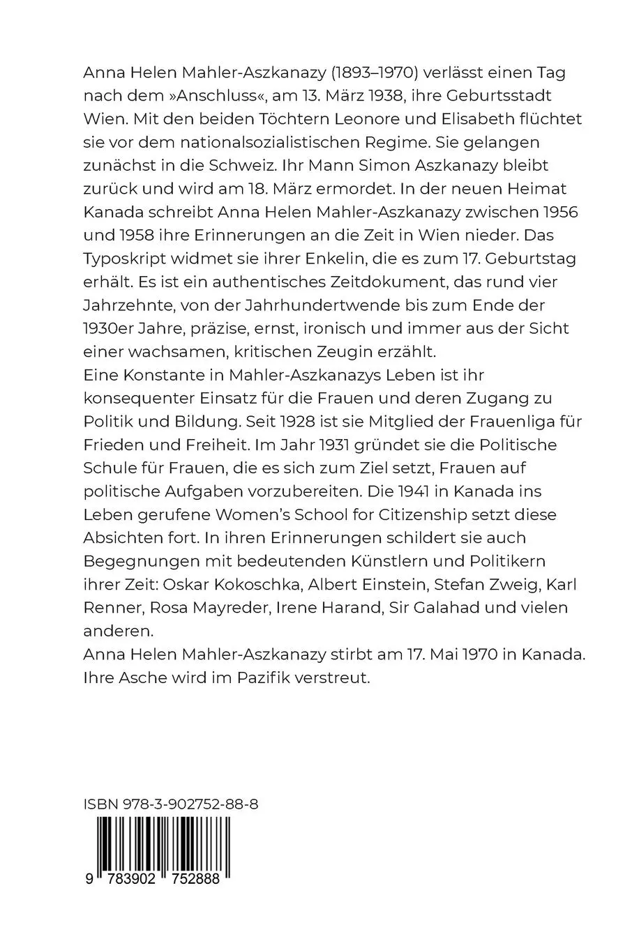 Rückseite: 9783902752888 | Wir tanzten auf dem Vulkan | Mein Leben in Wien 1893-1938 | Buch