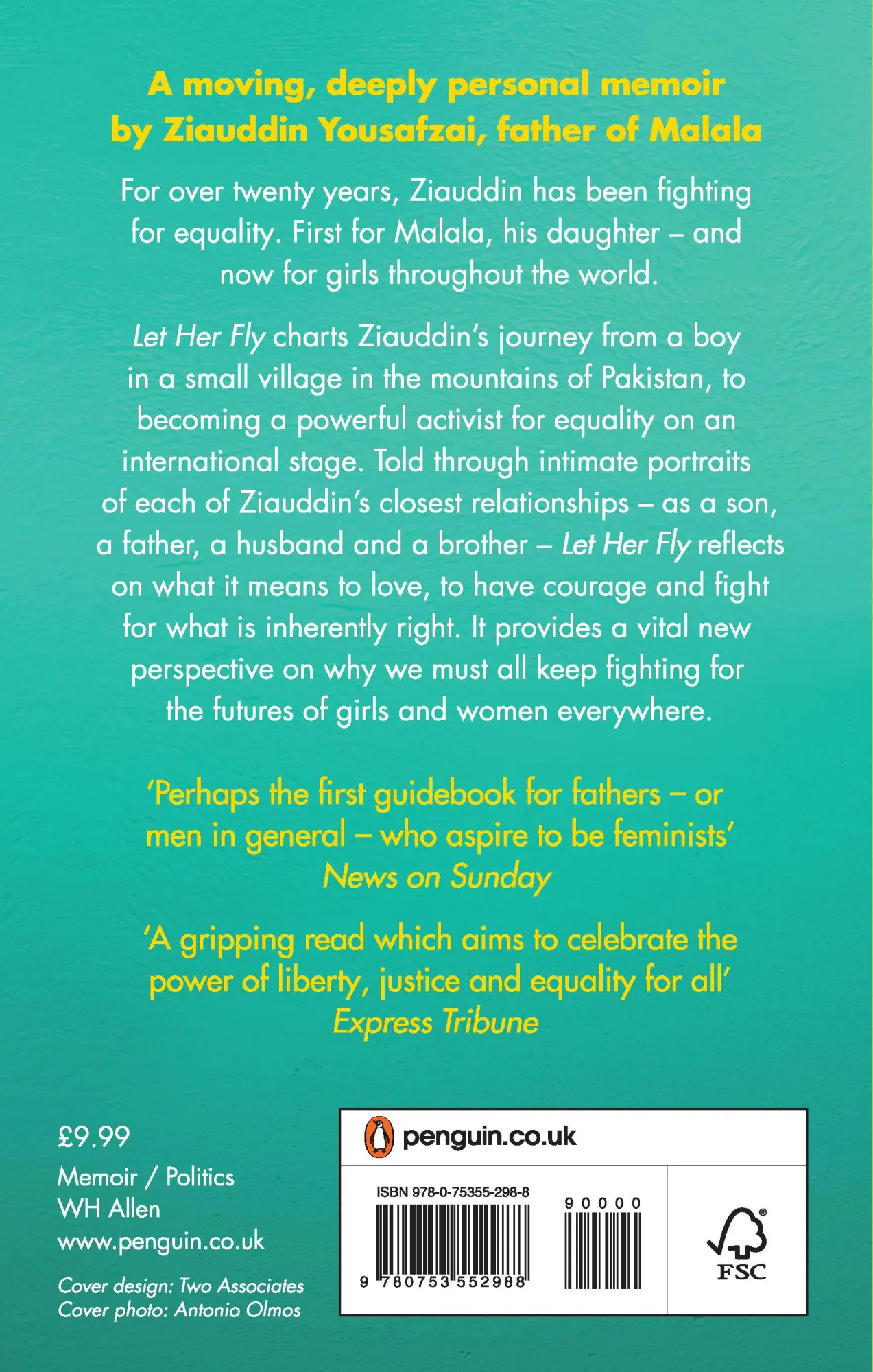 Rückseite: 9780753552988 | Let Her Fly | A Father's Journey and the Fight for Equality | Buch
