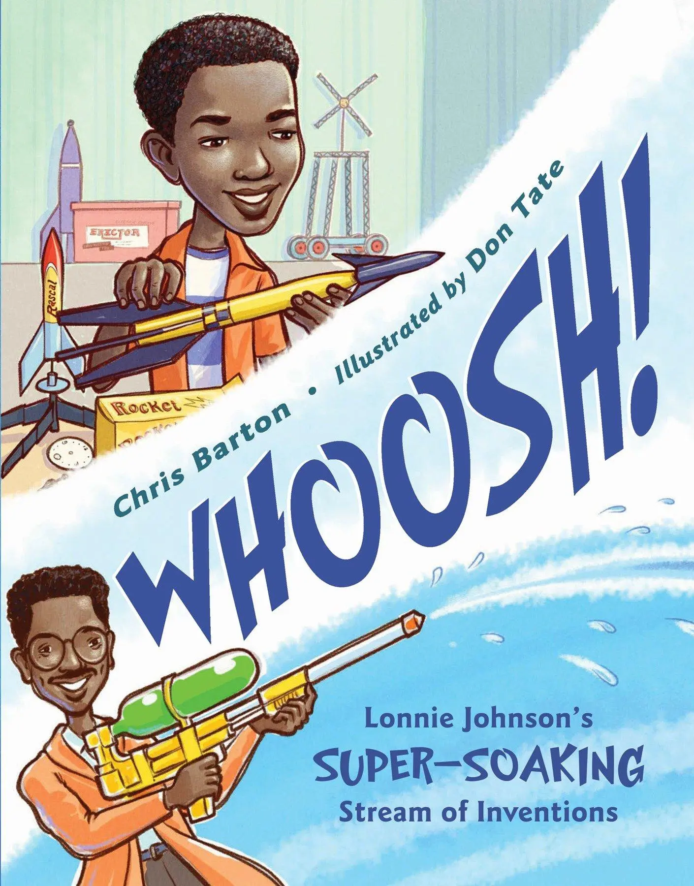 Cover: 9781580892988 | Whoosh! | Lonnie Johnson's Super-Soaking Stream of Inventions | Barton