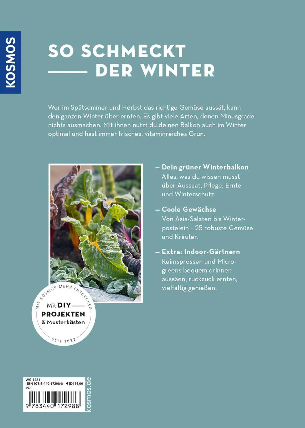 Bild: 9783440172988 | Coole Ernte | Balkongärtnern im Winter: Wintergemüse aus Topf &amp; Kübel