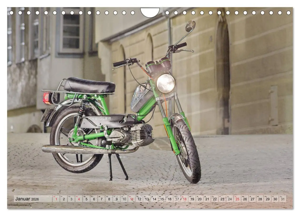 Bild: 9783457932988 | Oldtimer Mopeds - fotografiert von Michael Allmaier (Wandkalender...