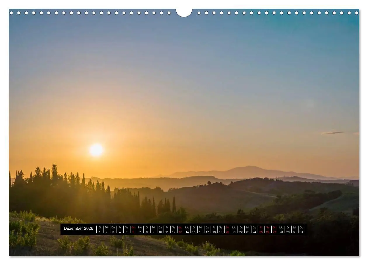 Bild: 9783516022988 | Toskana - 2026 (Wandkalender 2026 DIN A3 quer), CALVENDO...