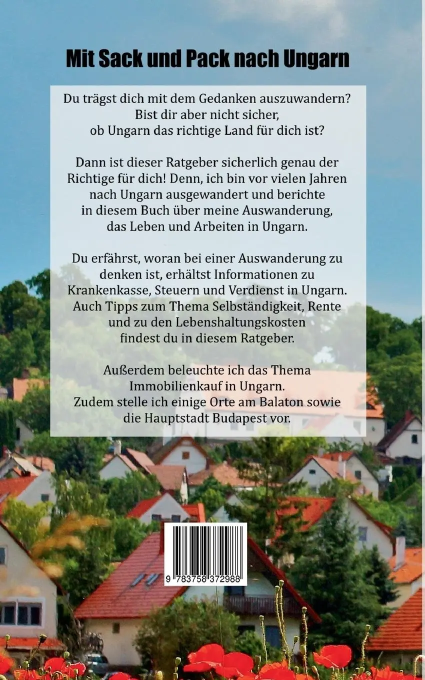 Rückseite: 9783758372988 | Mit Sack und Pack nach Ungarn | Gabriele Valerius-Szöke | Taschenbuch