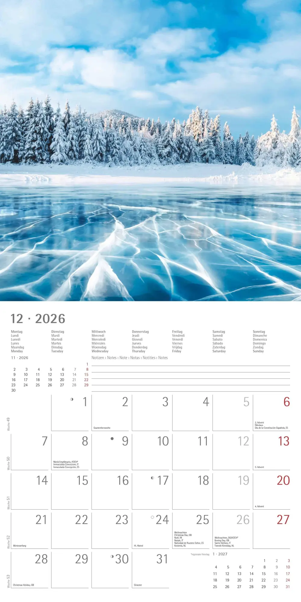 Bild: 4069095003088 | Sunny Moments 2026 - Broschürenkalender 30x30 cm (30x60 geöffnet) -...