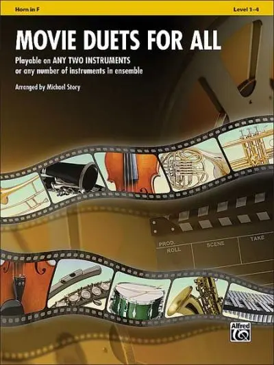 Cover: 9780739063088 | Movie Duets for All: Horn in F, Level 1-4 | Michael Story | Buch