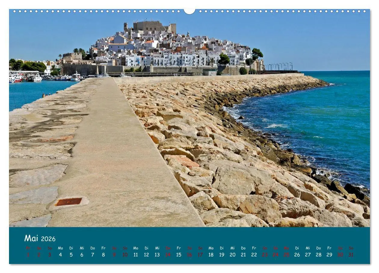 Bild: 9783457443088 | Peniscola - Gelebte Geschichte (hochwertiger Premium Wandkalender...