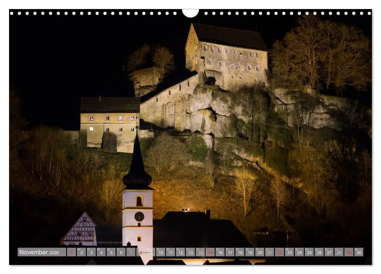 Bild: 9783516083088 | Burgenlandschaft Fränkische Schweiz (Wandkalender 2026 DIN A3...