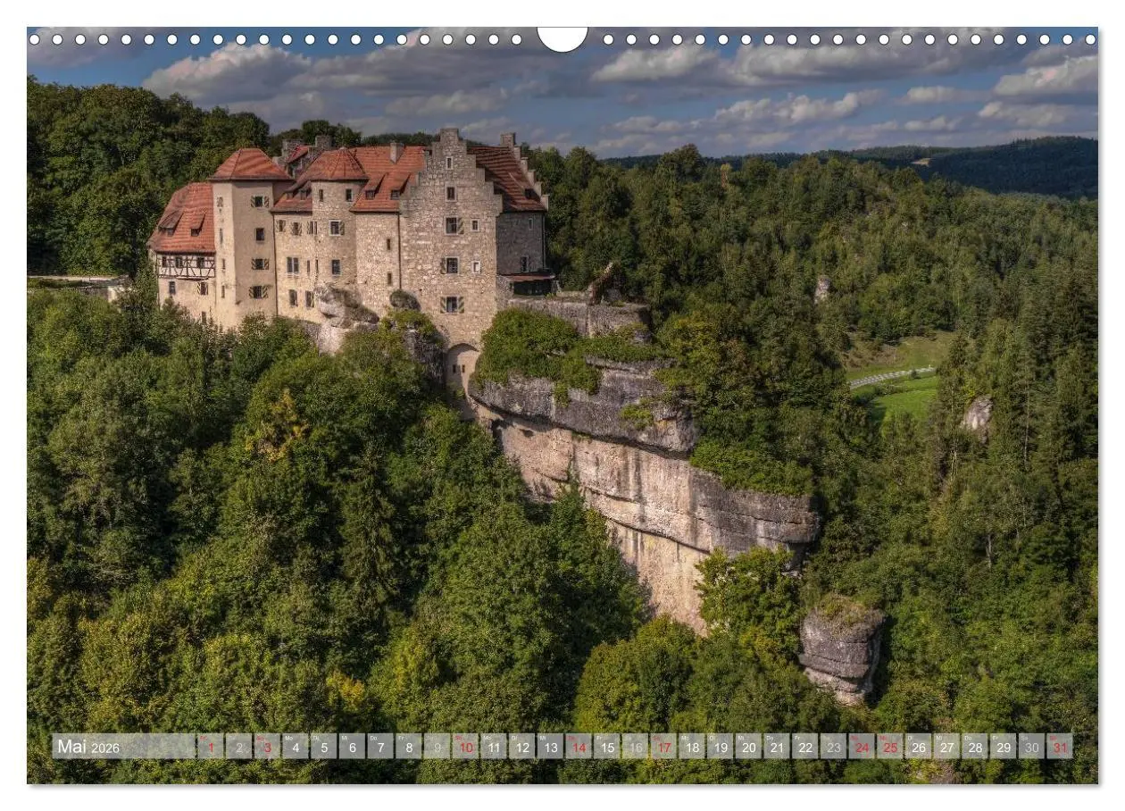 Bild: 9783516083088 | Burgenlandschaft Fränkische Schweiz (Wandkalender 2026 DIN A3...