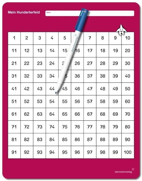 Bild: 9783939293088 | Mein Hunderterfeld mit Stift | Katrin Langhans | Taschenbuch | 1 S.
