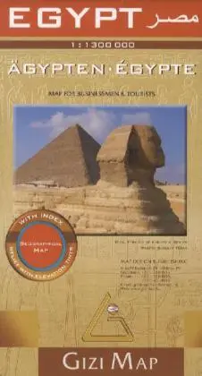 Cover: 9789638703088 | Gizi Map Egypt. Egypt, Geographical Map | (Land-)Karte | Deutsch