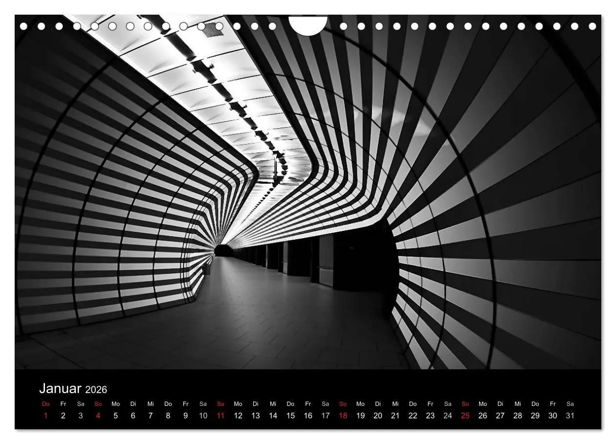 Bild: 9783516213188 | Black-Schwarz-Noir 2026 (Wandkalender 2026 DIN A4 quer), CALVENDO...