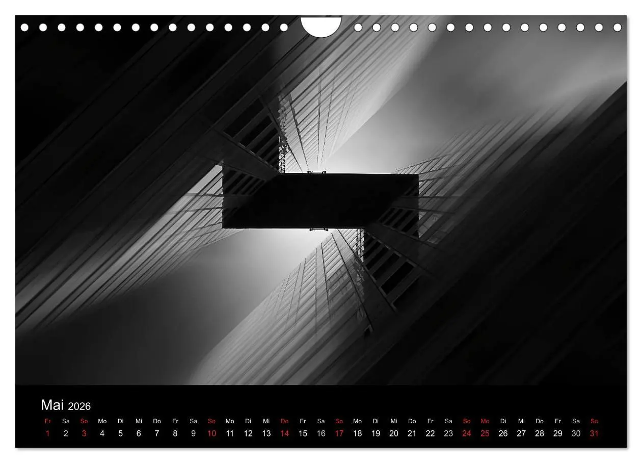 Bild: 9783516213188 | Black-Schwarz-Noir 2026 (Wandkalender 2026 DIN A4 quer), CALVENDO...