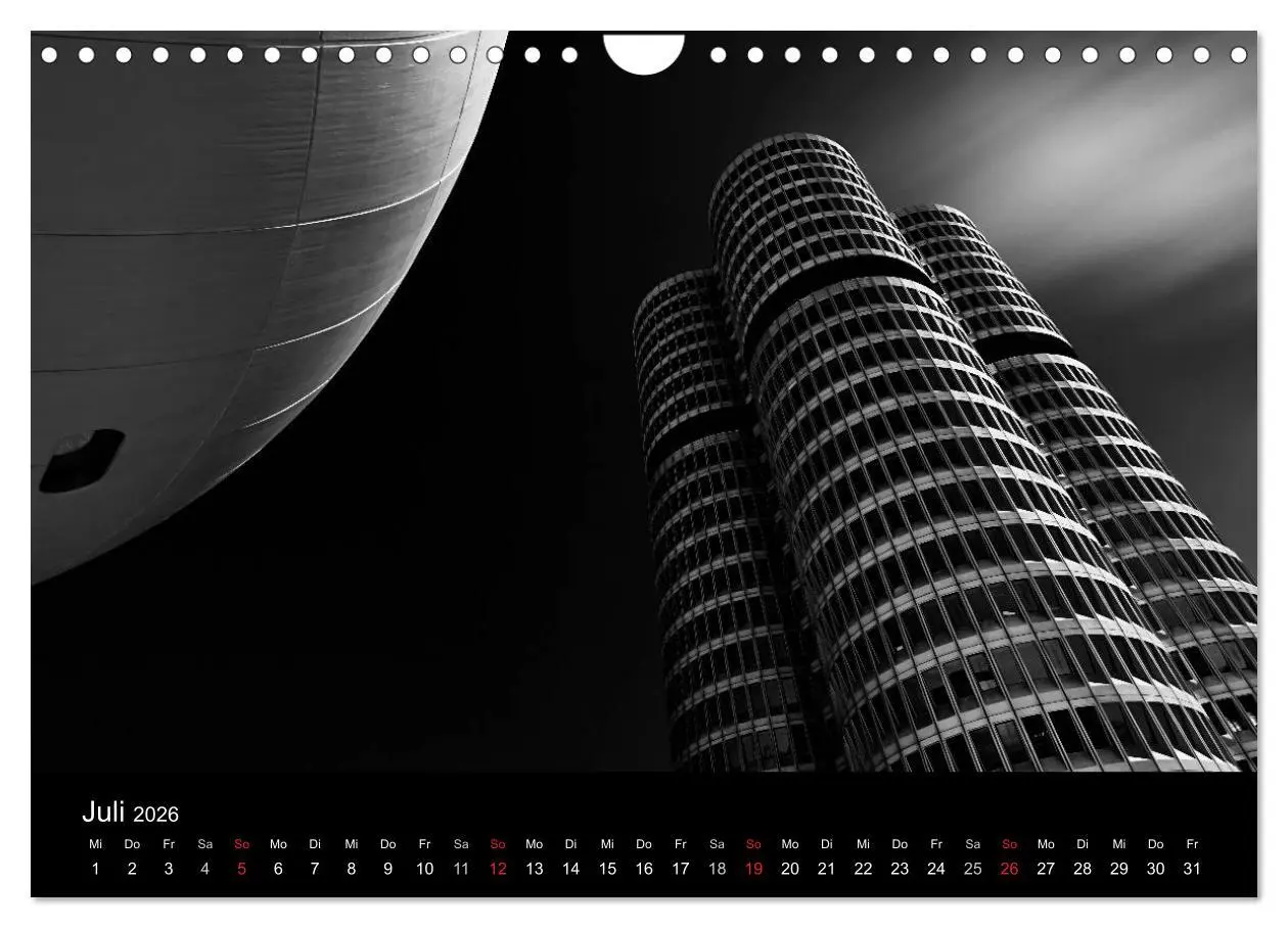 Bild: 9783516213188 | Black-Schwarz-Noir 2026 (Wandkalender 2026 DIN A4 quer), CALVENDO...