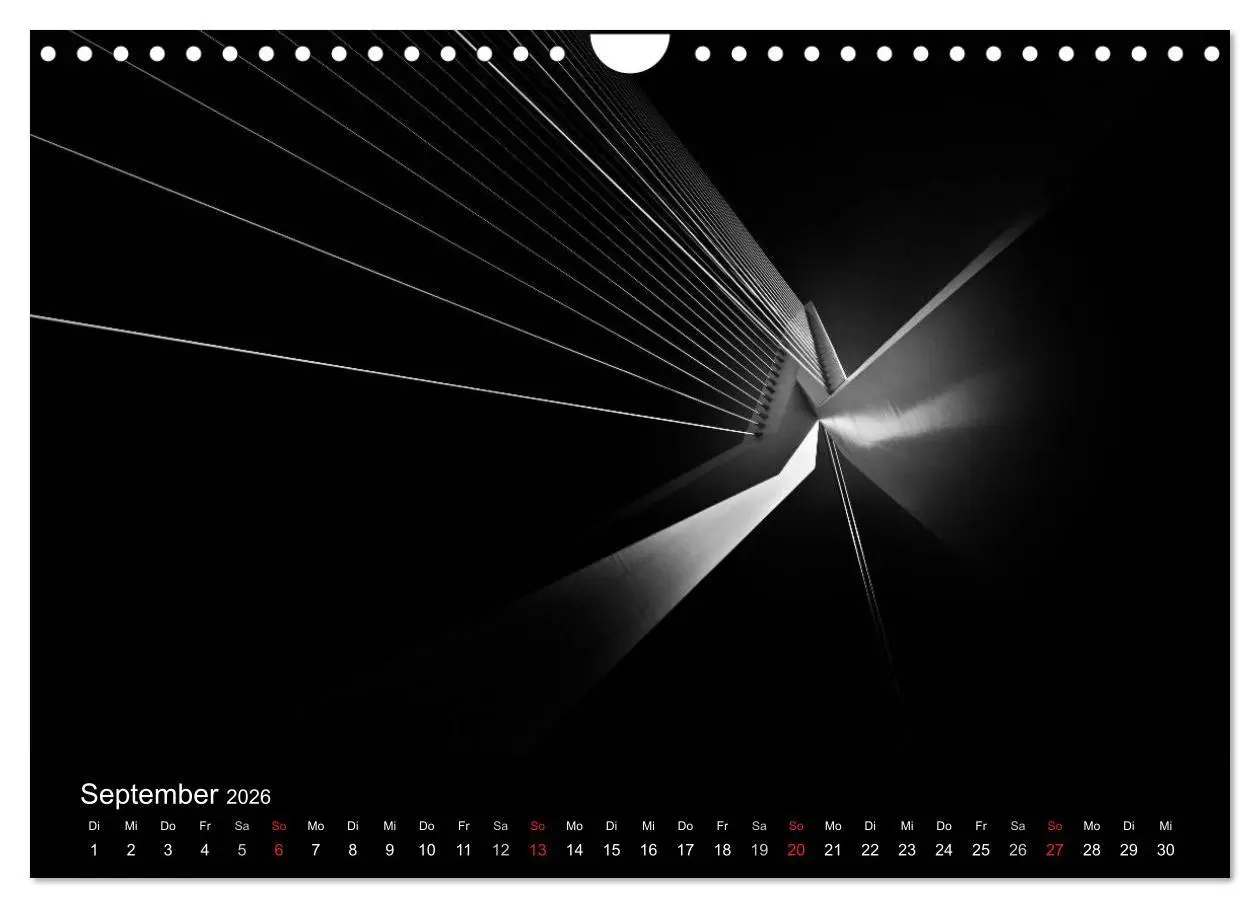 Bild: 9783516213188 | Black-Schwarz-Noir 2026 (Wandkalender 2026 DIN A4 quer), CALVENDO...