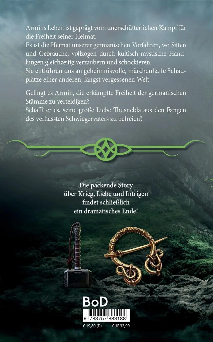 Rückseite: 9783757883188 | Armin - Der Freiheitsschlag des Donarhammers | Band II | Büstrin