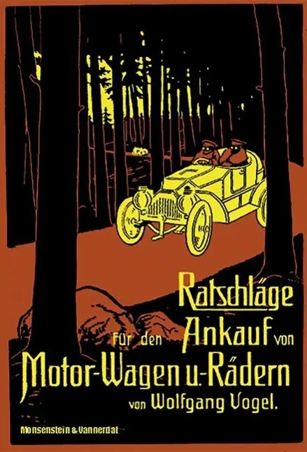 Cover: 9783942153188 | Ratschläge für den Ankauf von Motor-Wagen und -Rädern | Wolfgang Vogel