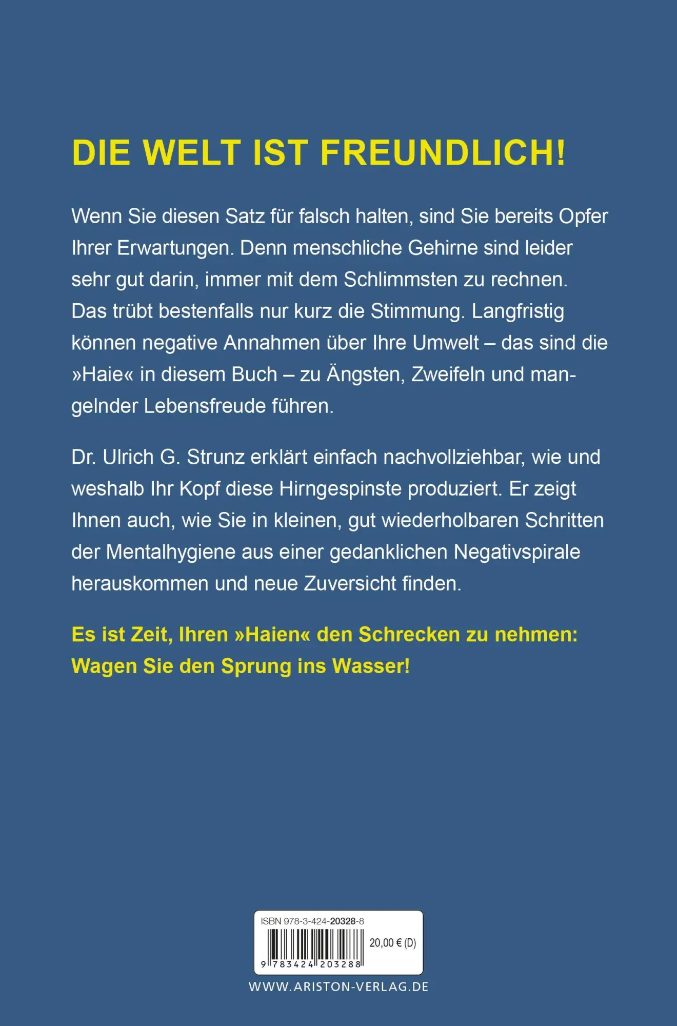 Bild: 9783424203288 | Du musst nicht mit den Haien tanzen | Ulrich G. Strunz junior | Buch