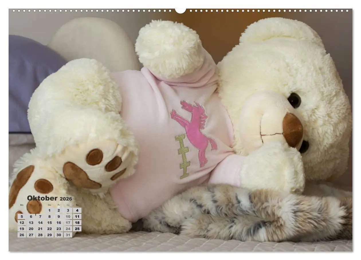 Bild: 9783457973288 | Teddys, wollen wir Kalender anschauen? (Wandkalender 2026 DIN A2...