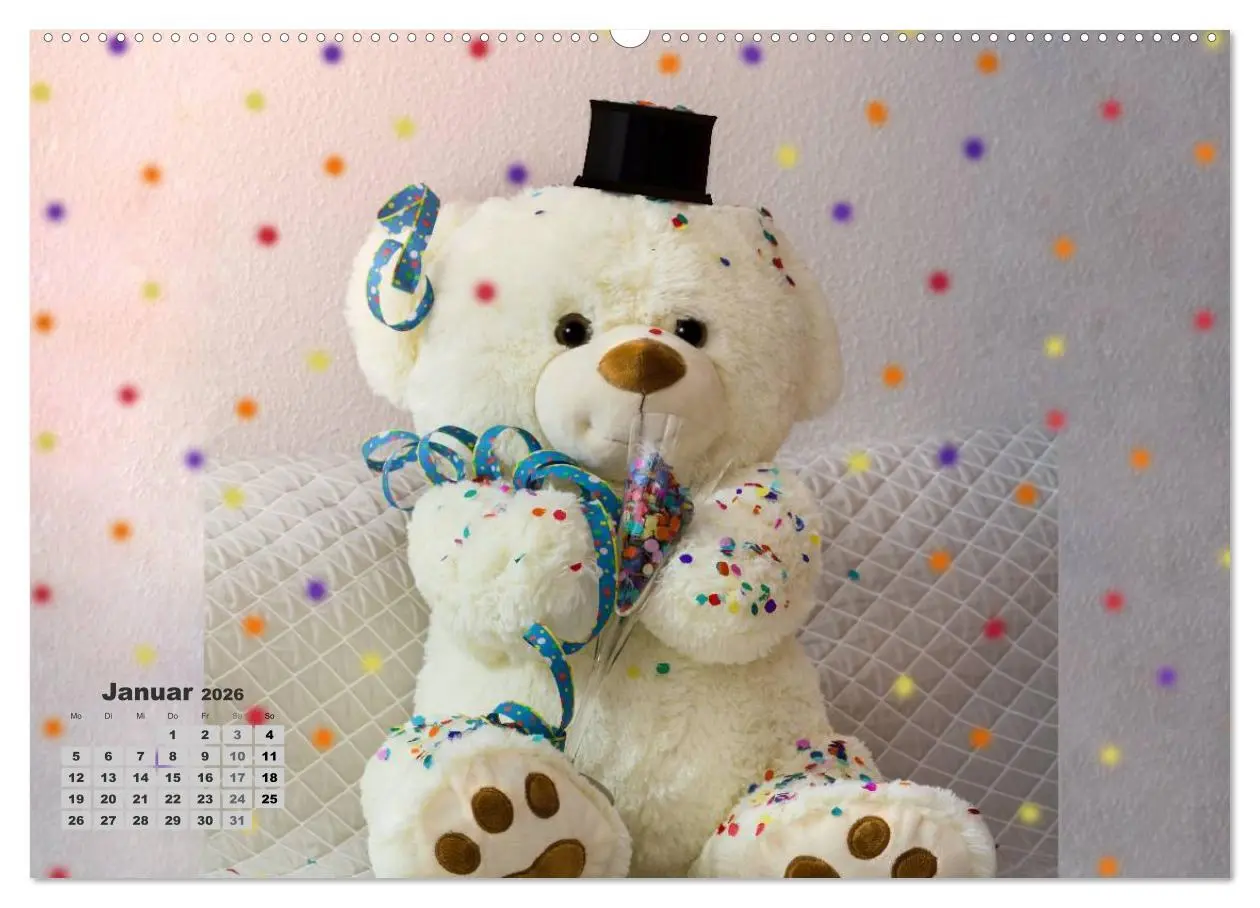 Bild: 9783457973288 | Teddys, wollen wir Kalender anschauen? (Wandkalender 2026 DIN A2...