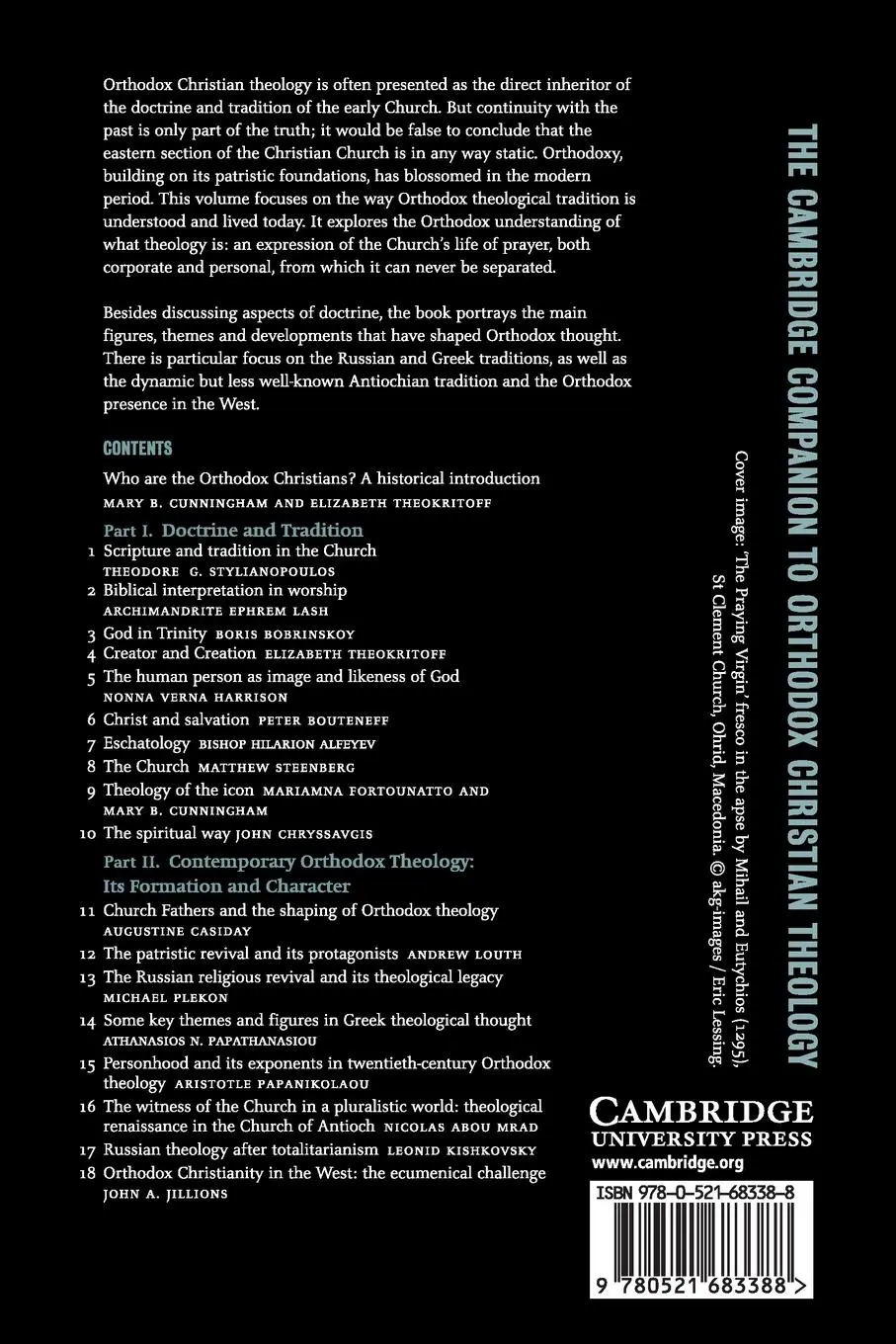 Rückseite: 9780521683388 | The Cambridge Companion to Orthodox Christian Theology | Theokritoff