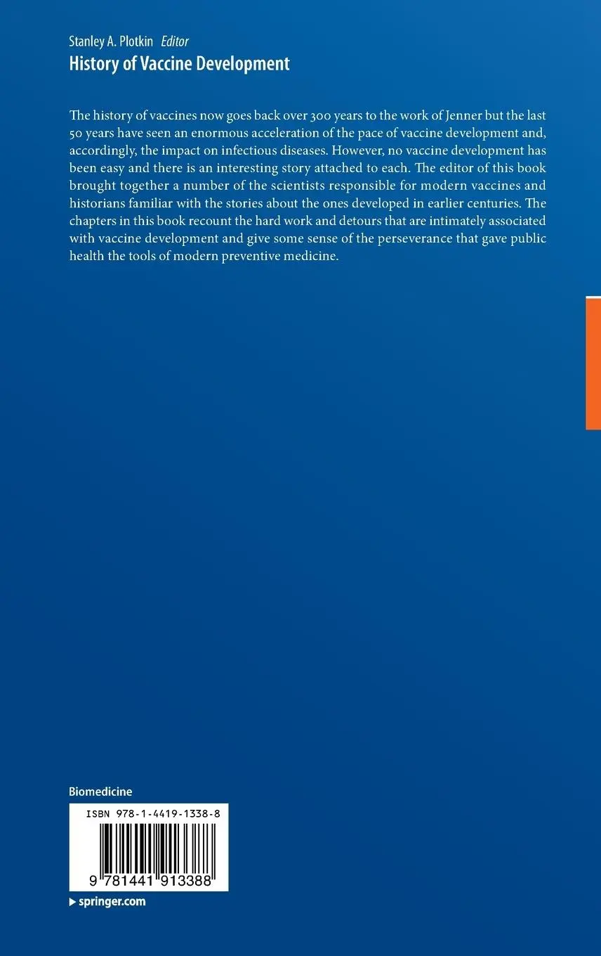 Rückseite: 9781441913388 | History of Vaccine Development | Stanley A. Plotkin | Buch | xiii