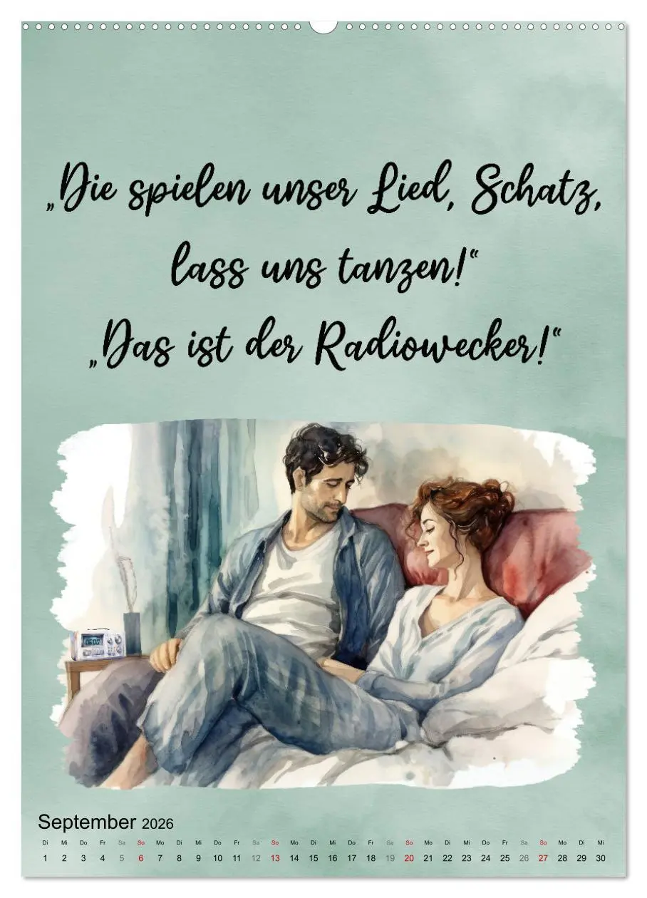 Bild: 9783516293388 | Tanzsprüche (hochwertiger Premium Wandkalender 2026 DIN A2 hoch),...