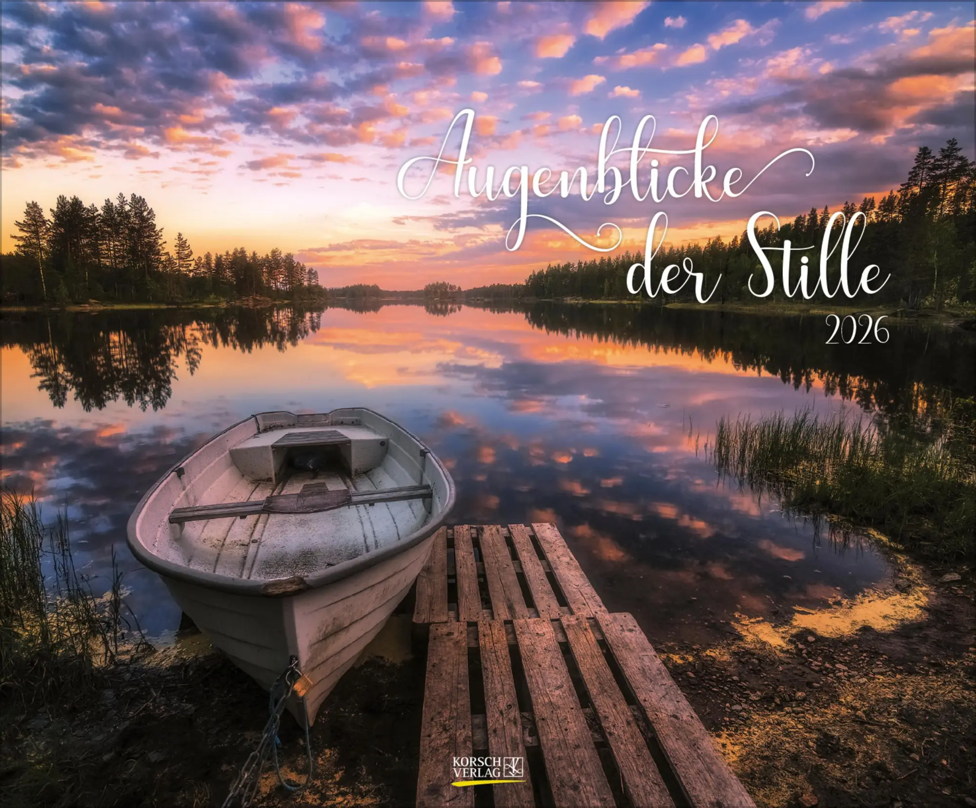 Cover: 9783731883388 | Augenblicke der Stille 2026 | Korsch Verlag | Kalender | Spiralbindung