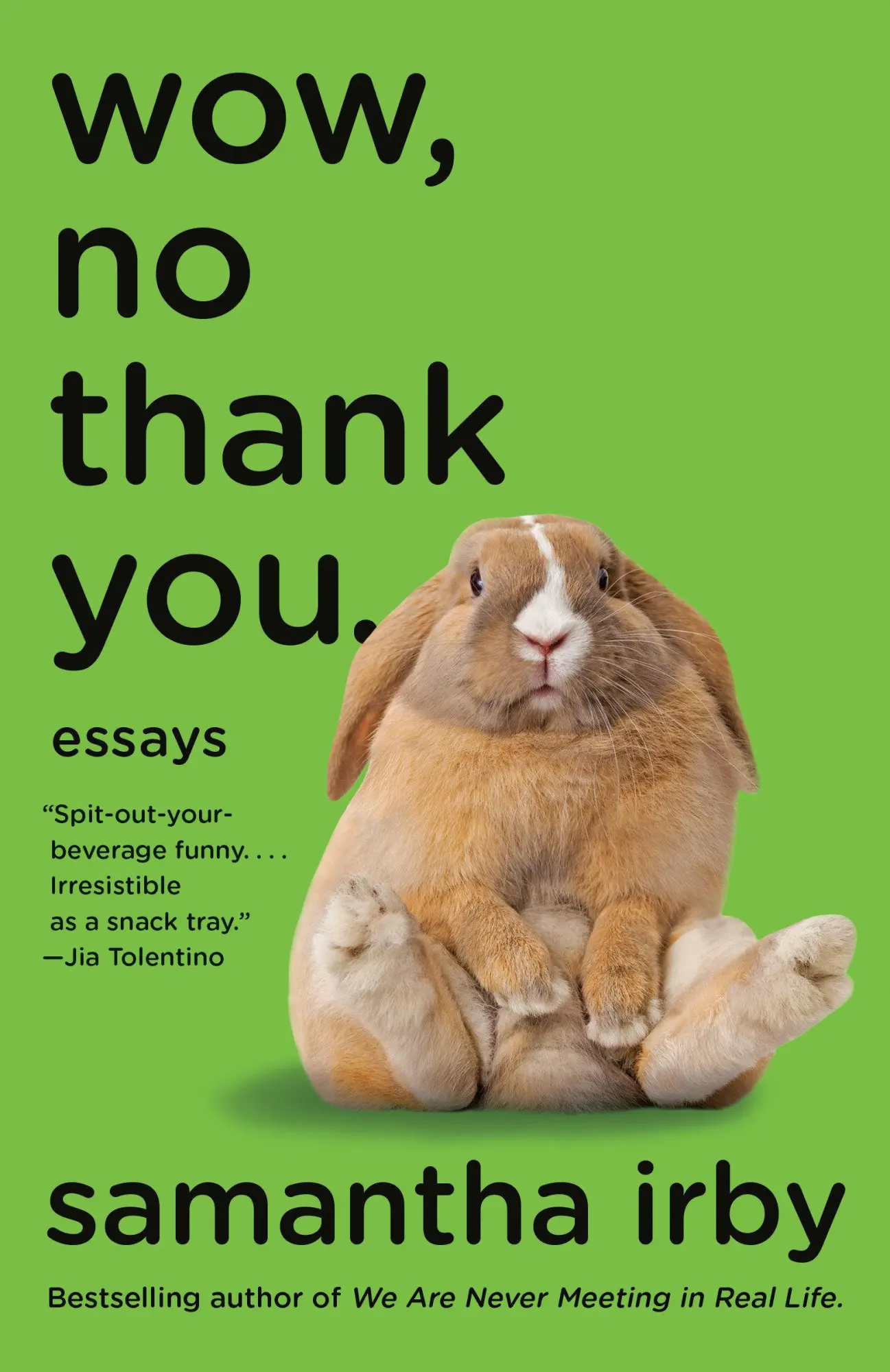 Cover: 9780525563488 | Wow, No Thank You. | Essays (Lambda Literary Award) | Samantha Irby