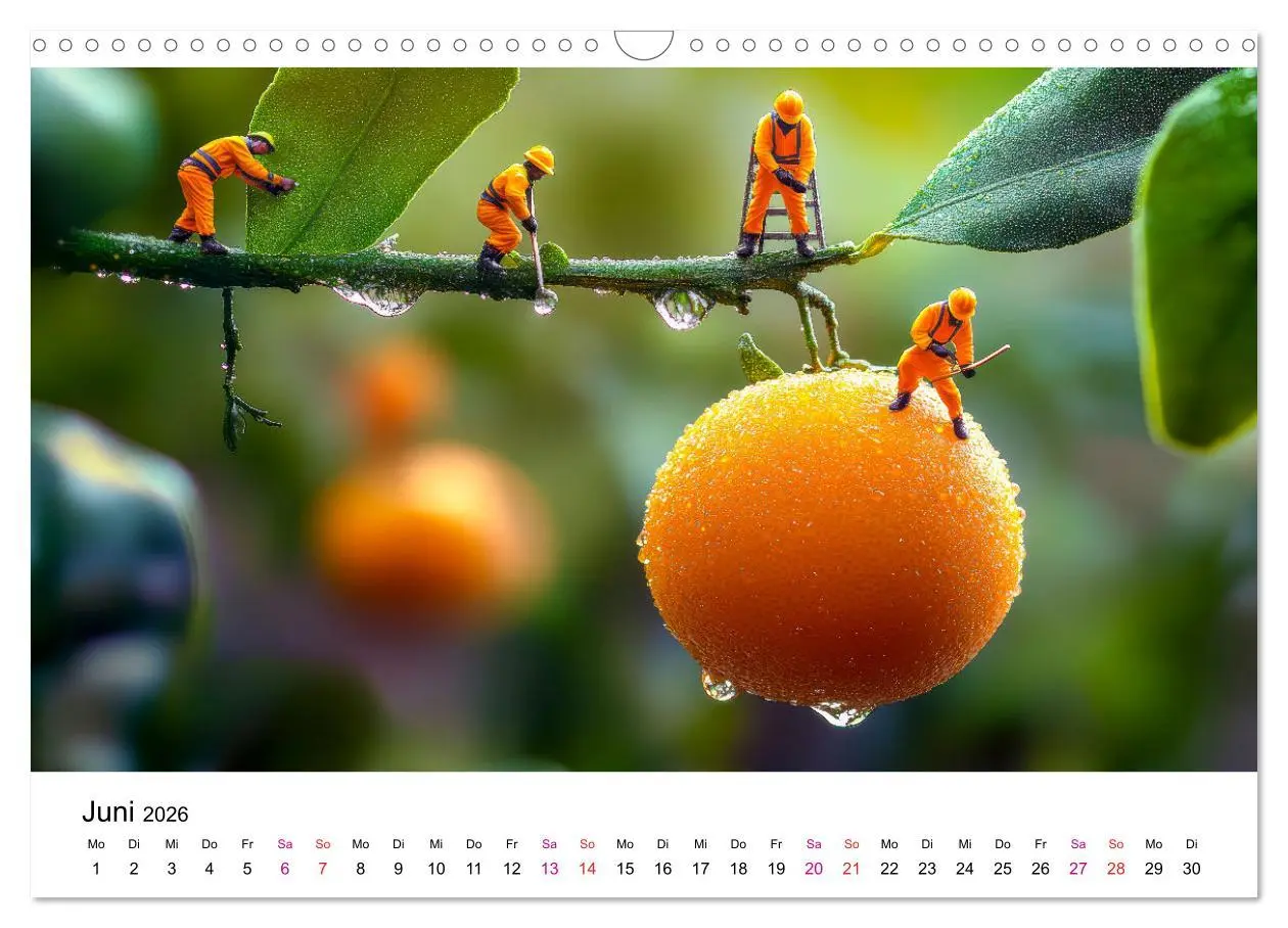 Bild: 9783457263488 | Winzige Welten - die kleinen Helfer des Jahres (Wandkalender 2026...
