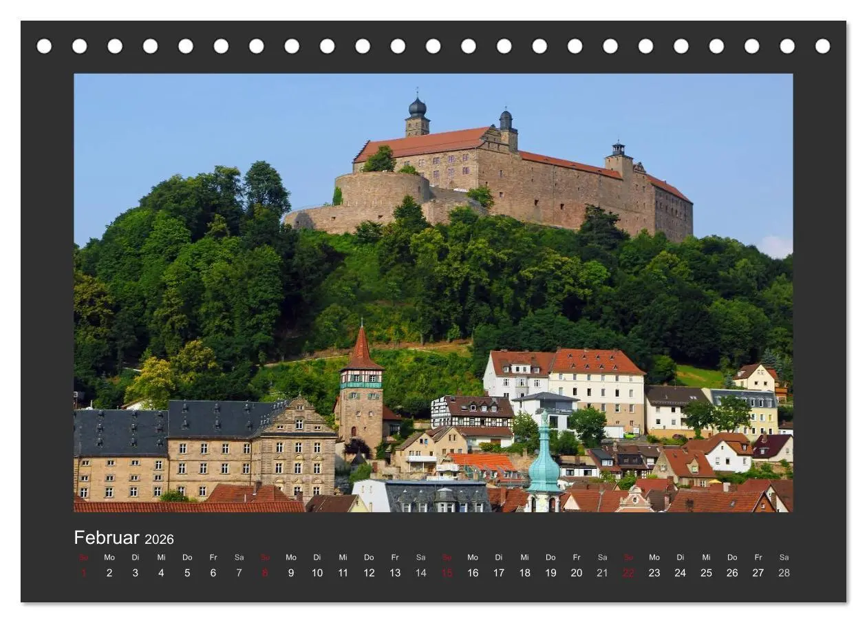 Bild: 9783516113488 | Kulmbach (Tischkalender 2026 DIN A5 quer), CALVENDO Monatskalender