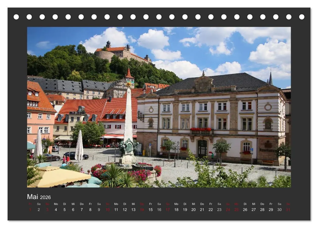 Bild: 9783516113488 | Kulmbach (Tischkalender 2026 DIN A5 quer), CALVENDO Monatskalender