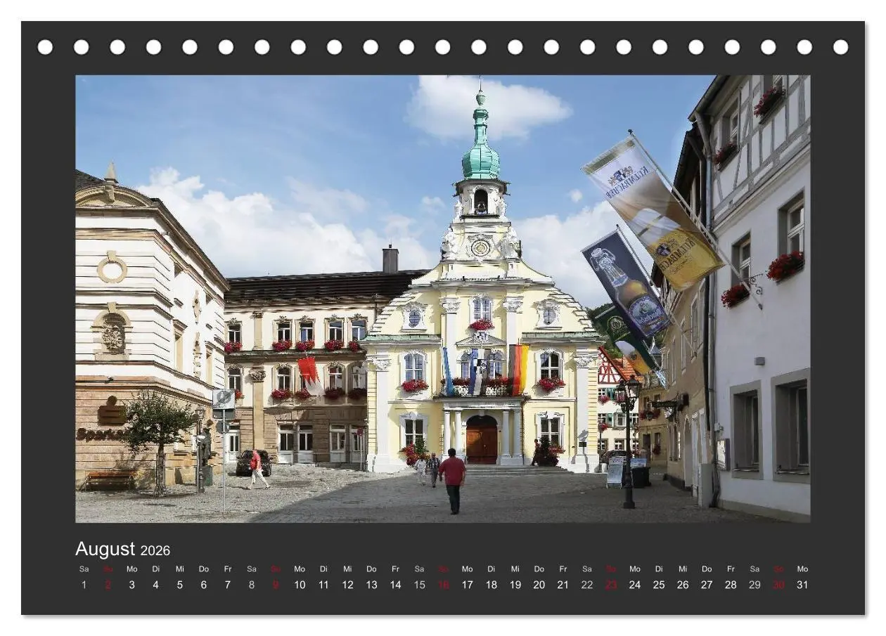 Bild: 9783516113488 | Kulmbach (Tischkalender 2026 DIN A5 quer), CALVENDO Monatskalender