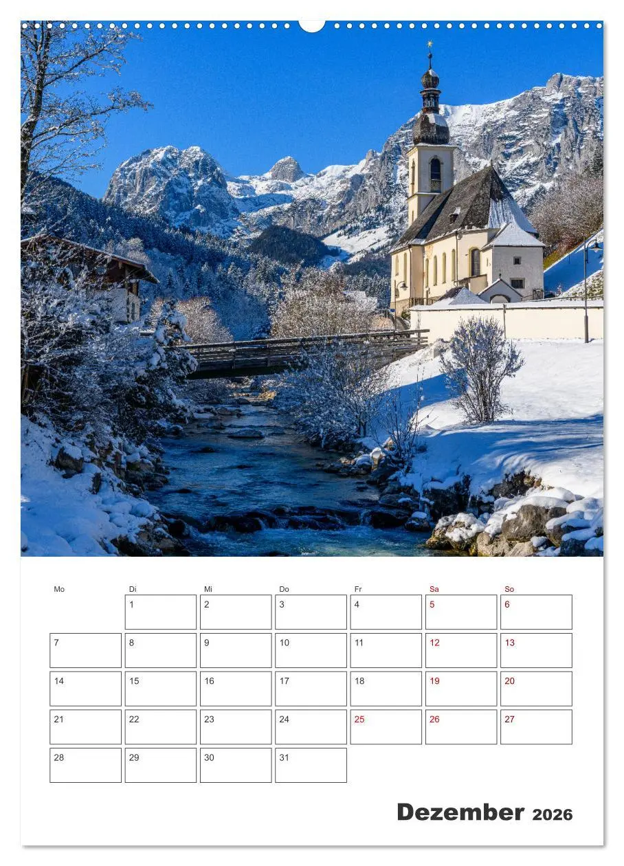 Bild: 9783516353488 | Vier Jahreszeiten im Berchtesgadener Land (Wandkalender 2026 DIN A2...