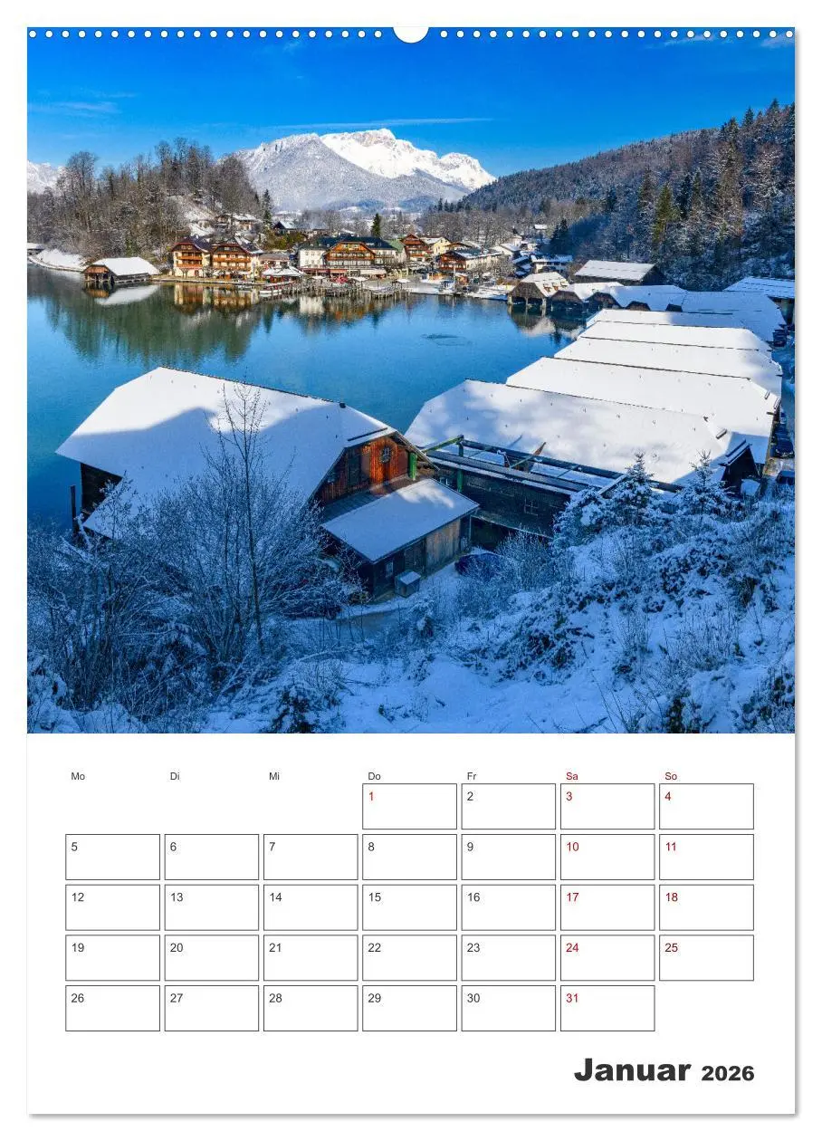 Bild: 9783516353488 | Vier Jahreszeiten im Berchtesgadener Land (Wandkalender 2026 DIN A2...