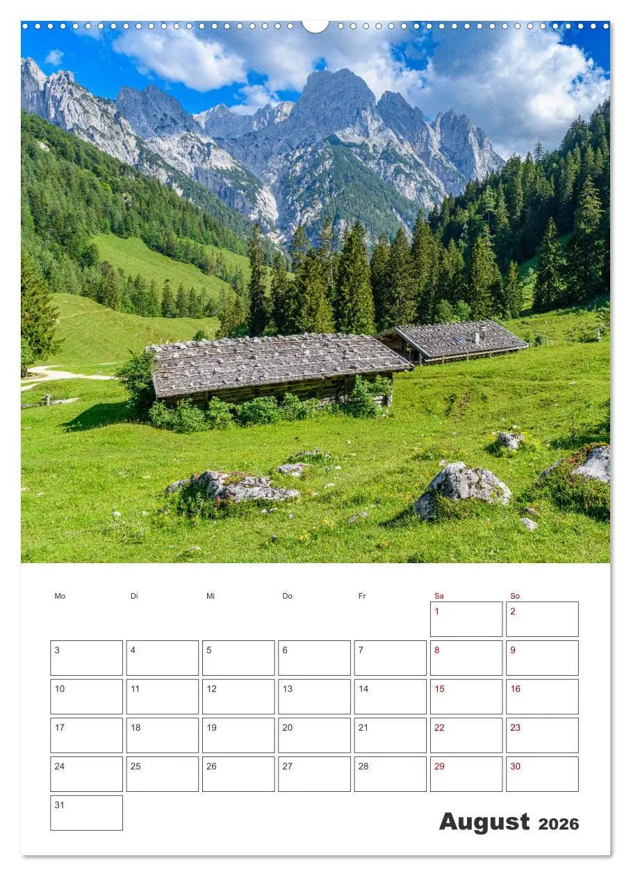Bild: 9783516353488 | Vier Jahreszeiten im Berchtesgadener Land (Wandkalender 2026 DIN A2...