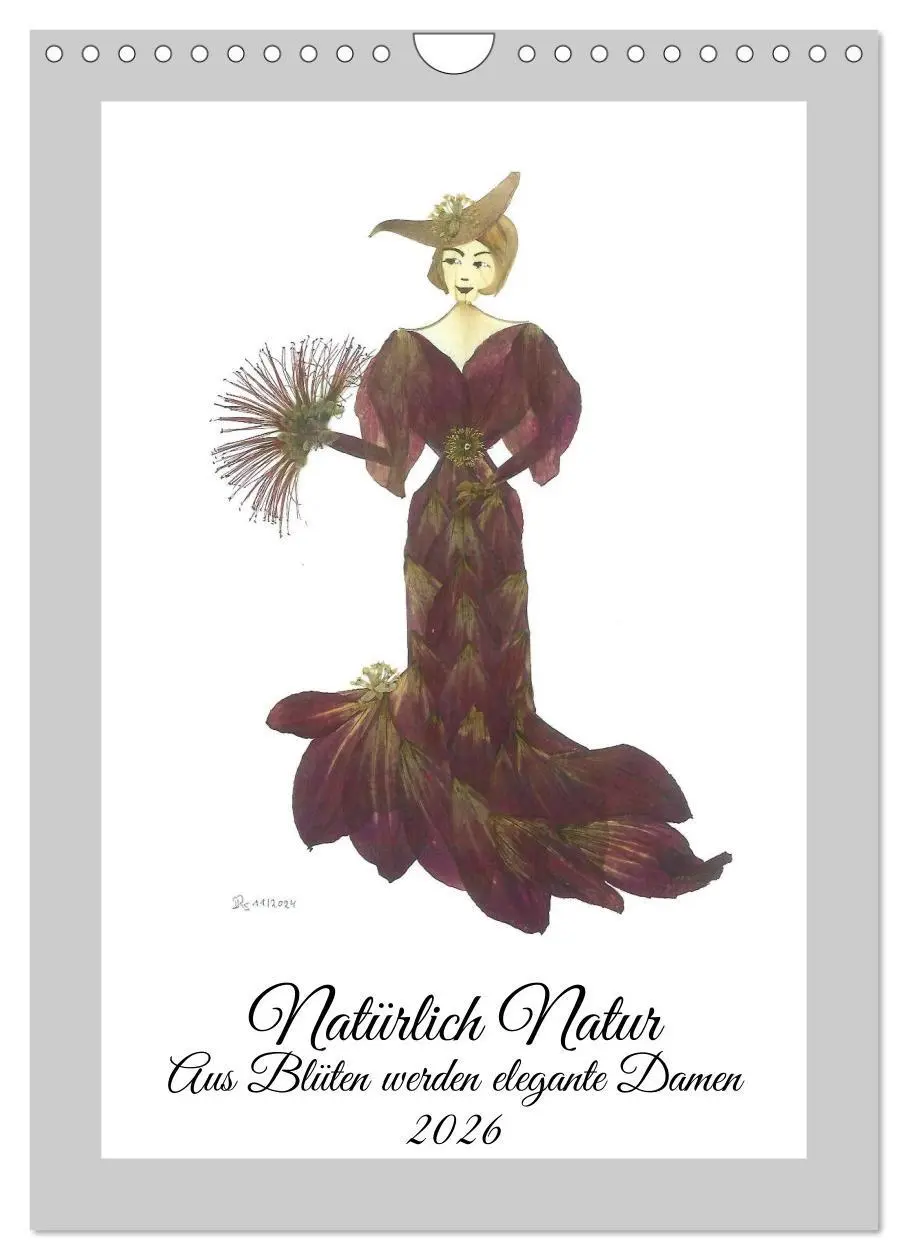 Cover: 9783516593488 | Aus Blüten werden elegante Damen (Wandkalender 2026 DIN A4 hoch),...