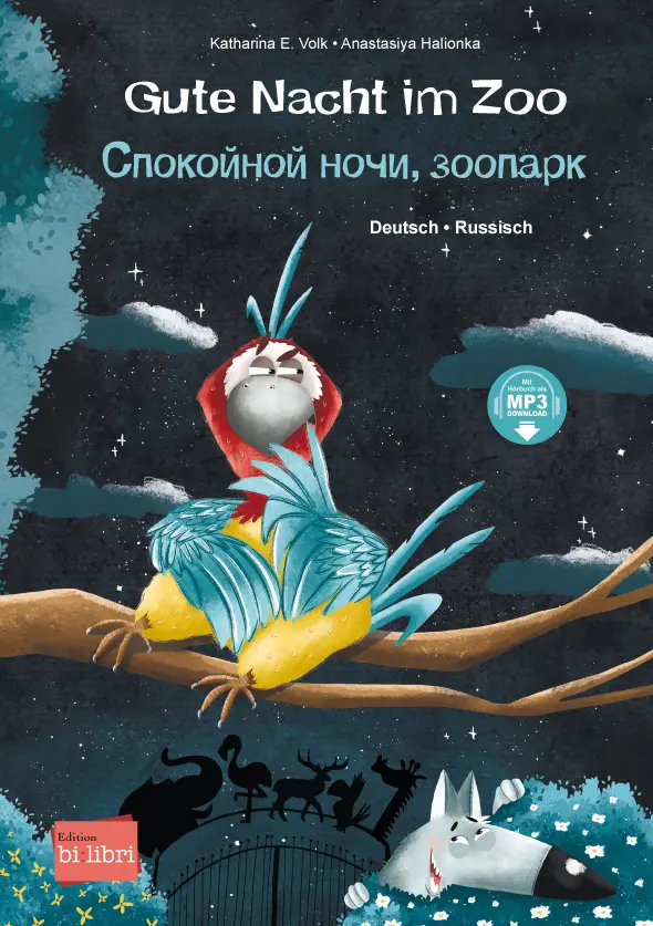 Cover: 9783695003488 | Gute Nacht im Zoo (Deutsch-Russisch) | Katharina E. Volk | Buch | 2026
