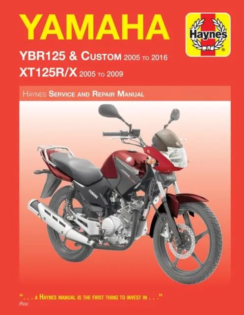 Cover: 9781785213588 | Yamaha YBR125 (05 - 16) &amp; XT125R/X (05 - 09) Haynes Repair Manual