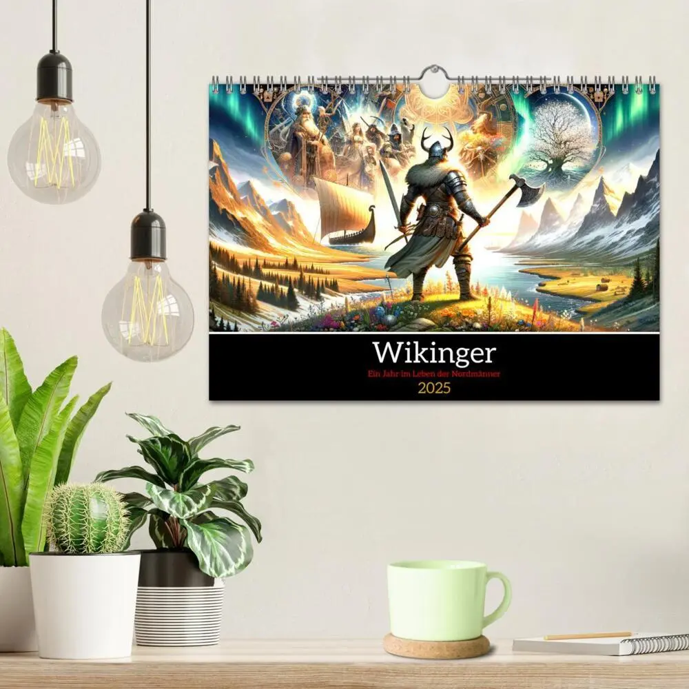 Bild: 9783383833588 | Wikinger - Ein Jahr im Leben der Nordmänner (Wandkalender 2025 DIN...