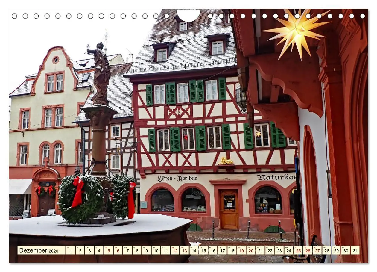 Bild: 9783457323588 | Weinheim im Laufe der Jahreszeiten (Wandkalender 2026 DIN A4 quer),...