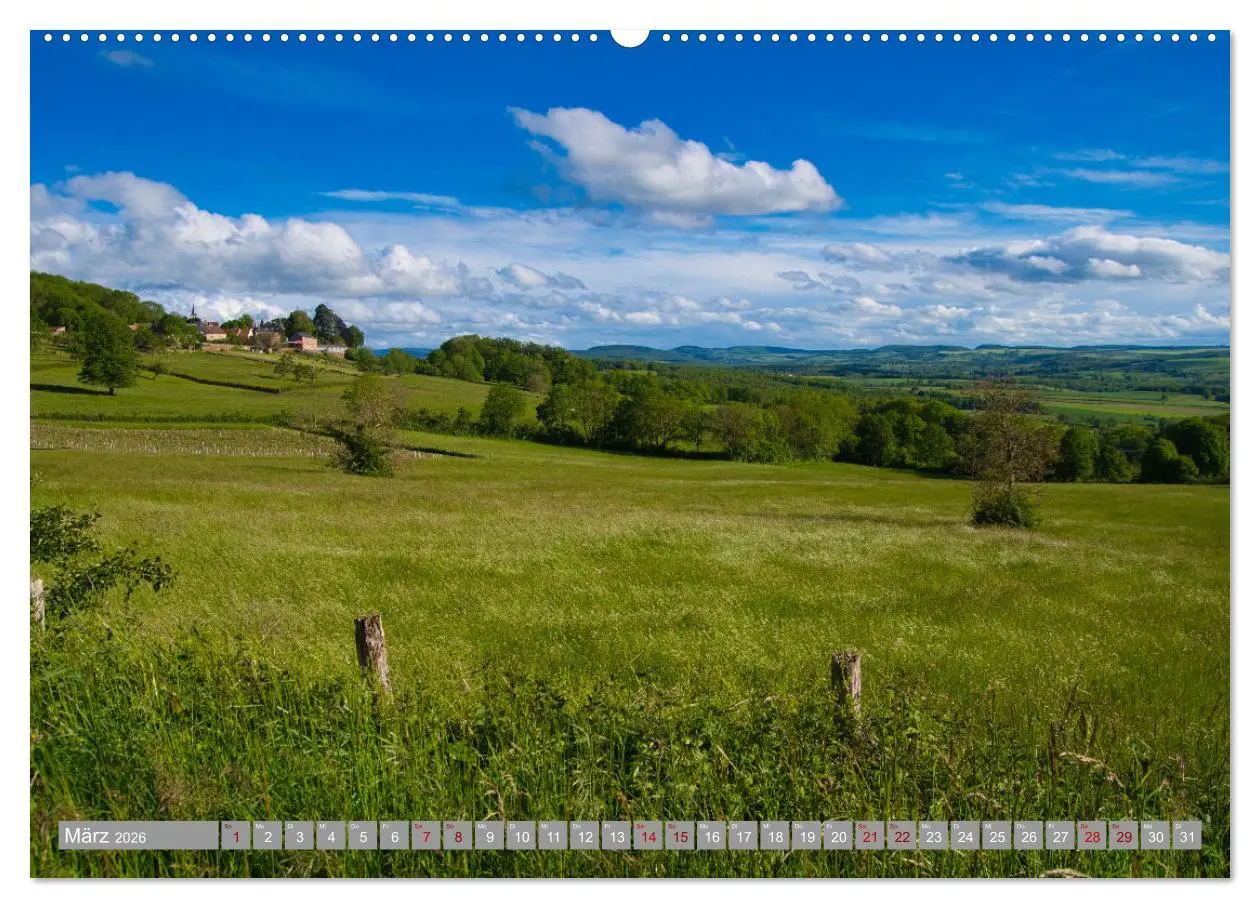 Bild: 9783457633588 | Zauberhaftes Burgund (Wandkalender 2026 DIN A2 quer), CALVENDO...
