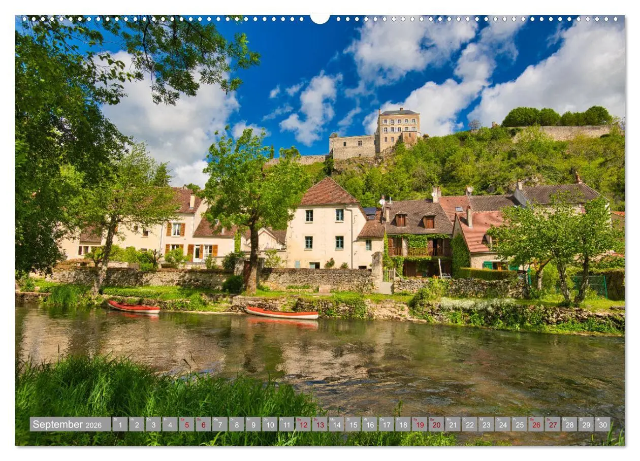 Bild: 9783457633588 | Zauberhaftes Burgund (Wandkalender 2026 DIN A2 quer), CALVENDO...