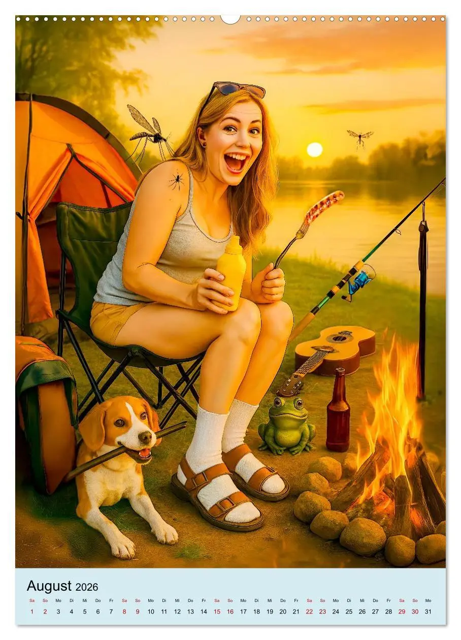 Bild: 9783516413588 | Angeln mit Biss - Lustiger Kalender für Angler mit Charme...