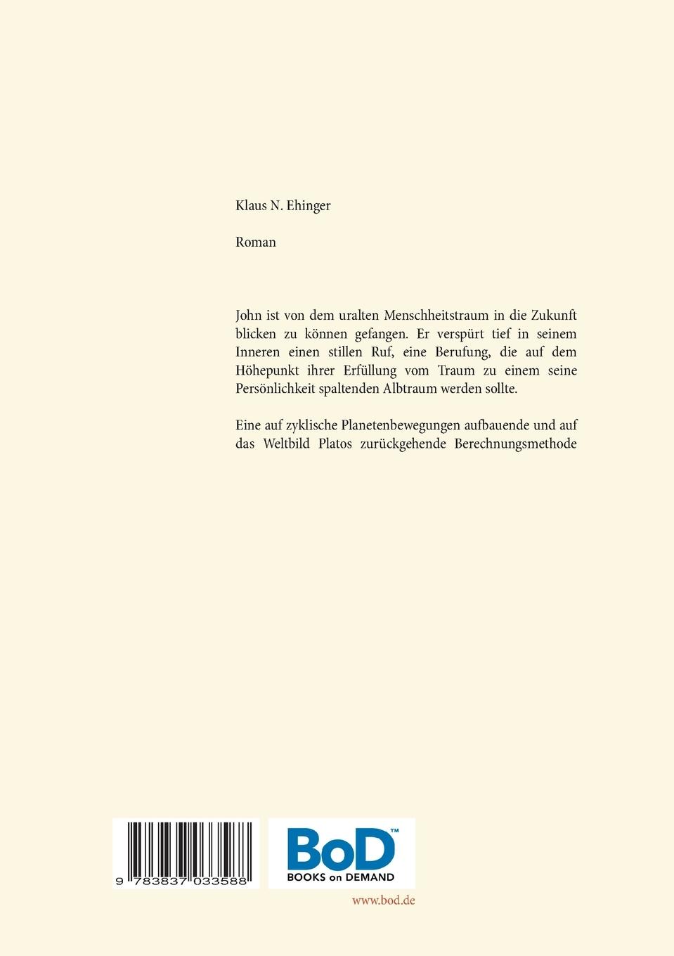 Rückseite: 9783837033588 | Und plötzlich steht die Erde still! | Klaus Norbert Ehinger | Buch